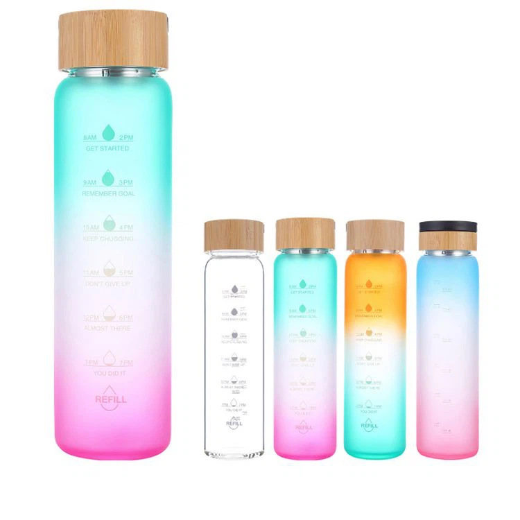 Sticlă de apă cu marker de timp